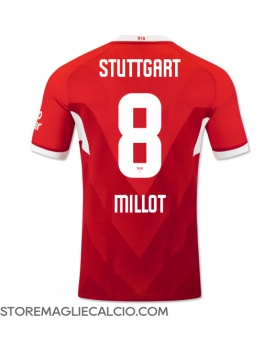 Stuttgart Enzo Millot #8 Maglia Gara Trasferta Repliche 2024-25 Maniche Corte Stuttgart Enzo Millot #8 Maglia Gara Trasferta Repliche 2024-25 Maniche Corte